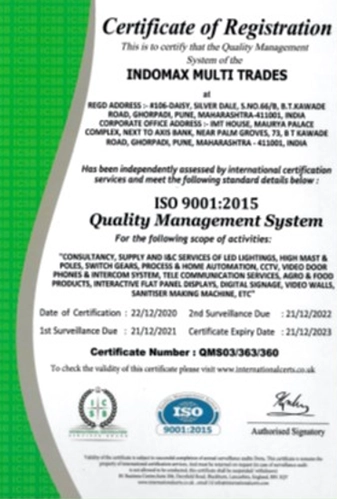 ISO Certification
