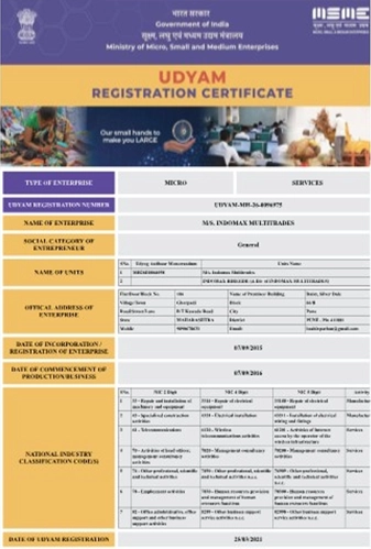 MSME Certification
